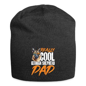 Dog Breed Really Cool German Shepherd Dad - Jersey Beanie - charcoal grey - Front