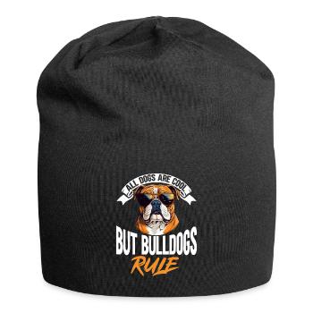 Amoureux du bouledogue anglais britannique - Tous les chiens sont cool - Bonnet en jersey - noir - Devant