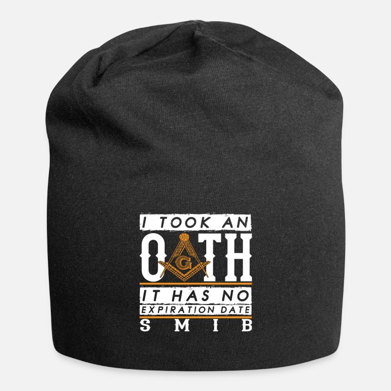 Freimaurer Geschenk I Masonic Freemasonry - Jersey-Beanie - Schwarz