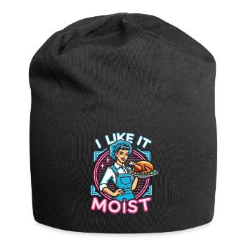 Ich mag es feucht Thanksgiving Kostüm Truthahntag - Jersey-Beanie - Schwarz - Vorne