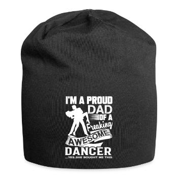 Dancer Proud Dancer Dad - Jersey Beanie - black - Front
