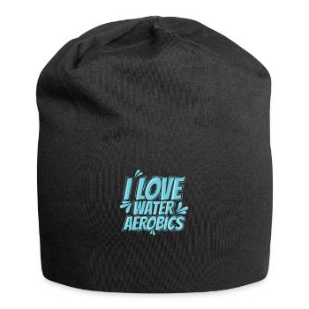 J’aime le sport aquatique - Bonnet en jersey - noir - Devant