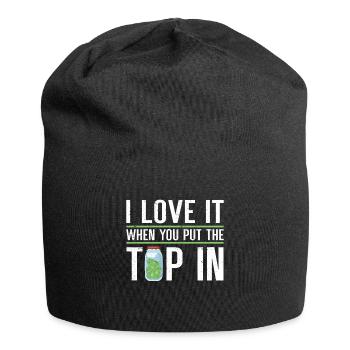 Barman Cadeau Emploi Serveur Barman - Bonnet en jersey - noir - Devant