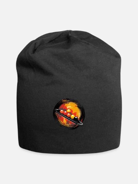 Snooker game Snooker table Snooker balls Vintage - Jersey Beanie - black