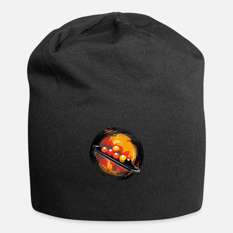 Snooker game Snooker table Snooker balls Vintage - Jersey Beanie - black