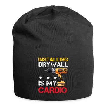 Drywall Installer Drywaller Drywall Finisher - Jersey Beanie - black - Front