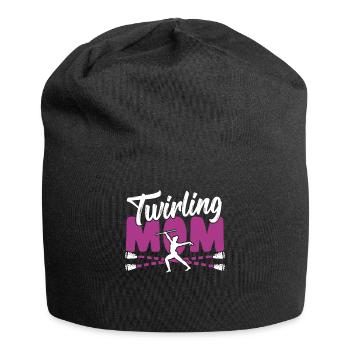 Bâton Twirling Bâton Twirler cadeau - Bonnet en jersey - noir - Devant