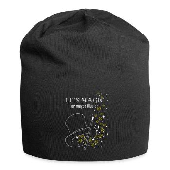 Illusionniste Tour de magie Chapeau de sorcier Magicien - Bonnet en jersey - noir - Devant