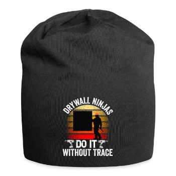 Trockenbauinstallateur Trockenbauer Trockenbaufertiger - Jersey-Beanie - Schwarz - Vorne