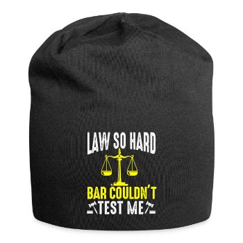 The Bar Exam Passed Funny New Lawyer Attorney - Jersey Beanie - black - Front
