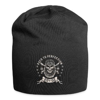 2002 Geburtstag Aged to perfection Rock Hard - Jersey-Beanie - Schwarz - Vorne