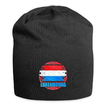 Luxemburg - Jersey-Beanie - Schwarz - Vorne