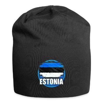 Estland - Jersey-Beanie - Schwarz - Vorne