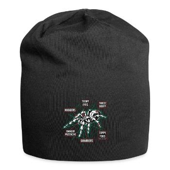 Tarantulas Teeny Eyes Thicc Booty Huggers Spider - Jersey-Beanie - Schwarz - Vorne