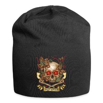 Mothman, Mothman, Skull, Skull Pistols - Jersey Beanie - black - Front