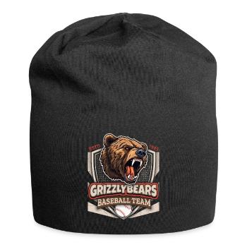 Baseball, Grizzly Bears Team, Grizzlybären Logo - Jersey Beanie - black - Front