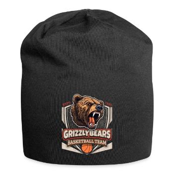 Basketball, Grizzly Bears Team, Grizzlybären Logo - Jersey Beanie - black - Front