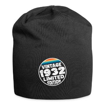 Édition limitée depuis 1932 Cadeau d’anniversaire - Bonnet en jersey - noir - Devant