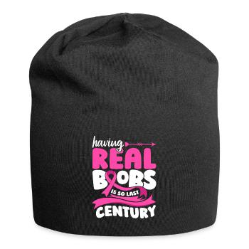 Breast Cancer Survivor Pin Breast Cancer - Jersey Beanie - black - Front