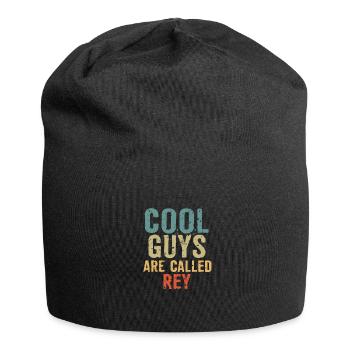 Cool guys are called Rey - Jersey-Beanie - Schwarz - Vorne