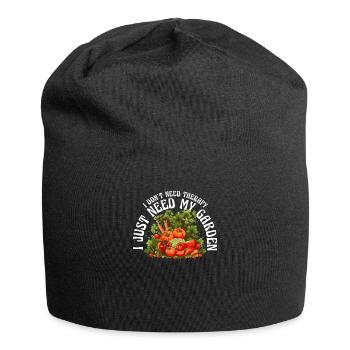 Gärtnerin Gartenpflanze Hobbygärtner Floristin - Jersey-Beanie - Schwarz - Vorne