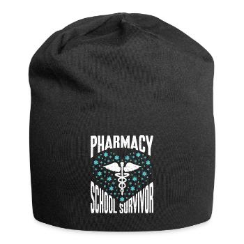 Apotheker Geschenk Apotheke - Jersey-Beanie - Schwarz - Vorne