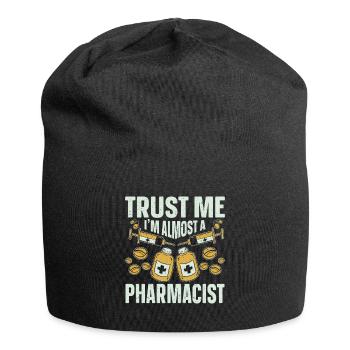 Apotheker Geschenk Apotheke - Jersey-Beanie - Schwarz - Vorne