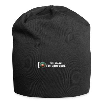 L'amour tendre des techniciens : Quand les - Bonnet en jersey - noir - Devant