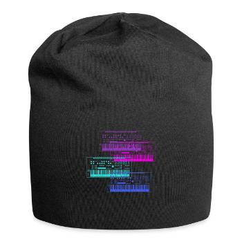 Synthesizer Collection Music Design - Jersey Beanie - black - Front