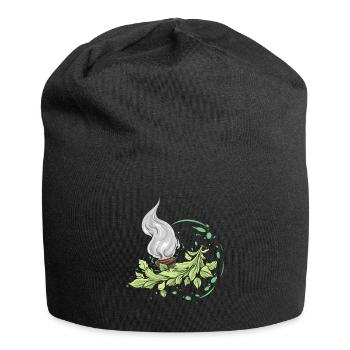 Smudge Sage plume sorcellerie spirituelle - Bonnet en jersey - noir - Devant