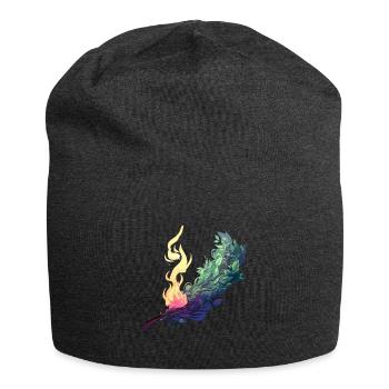 Smudge Sage plume sorcellerie spirituelle - Bonnet en jersey - charbon - Devant