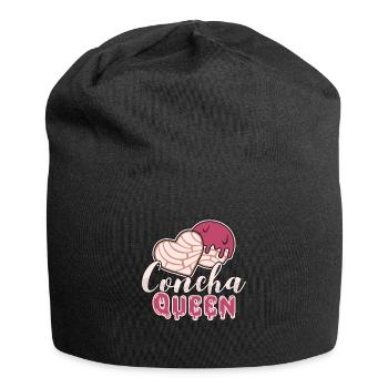 La reine Concha aime le pain sucré aux coquilles Dulce Conchas - Bonnet en jersey - noir - Devant