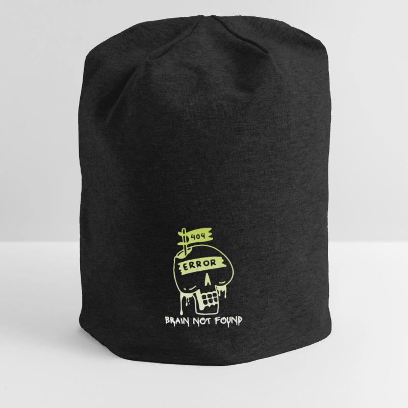 404-html error, Computer Nerd, No-Brain Spruch Jersey-Beanie