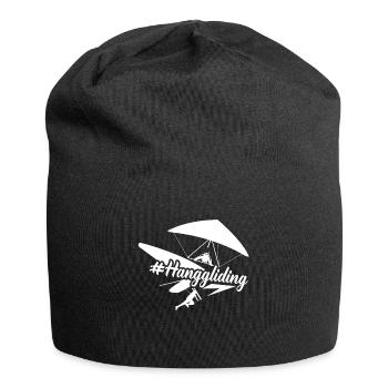 Hang Gliding Hang gliding Hashtag - Jersey Beanie - black - Front