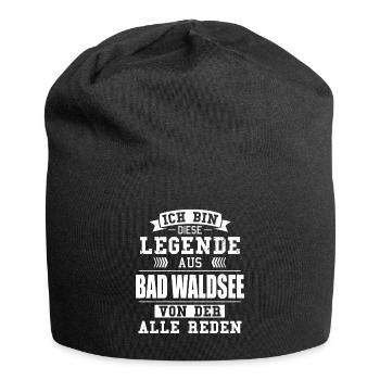 Stadt Bad Waldsee Deutschland Legende Spruch - Jersey-Beanie - Schwarz - Vorne