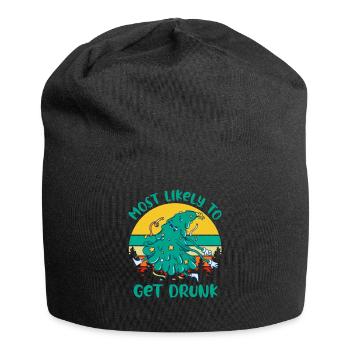 Dabbing Christmas Offensive Rude Xmas - Jersey Beanie - black - Front