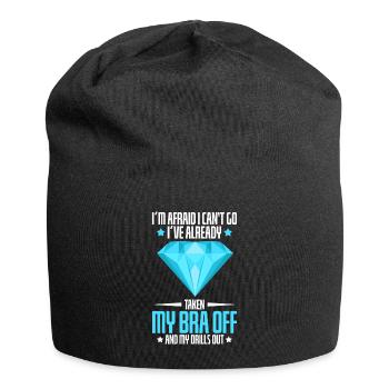 Embroidery Craft Hobby Diamond Painter Diamond - Jersey Beanie - black - Front
