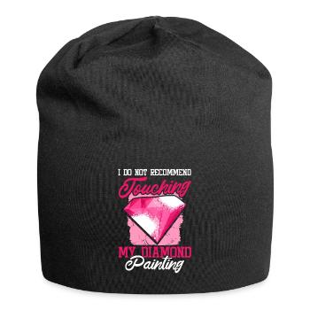 Embroidery Craft Hobby Diamond Painter Diamond - Jersey Beanie - black - Front