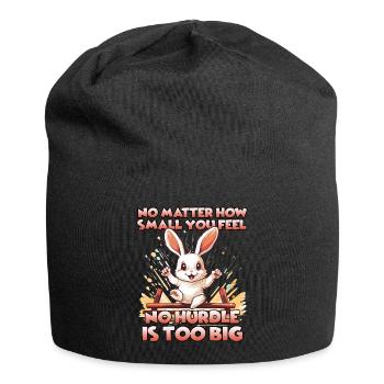 Kaninhop Dreams Motif porte-lapin pour Kaninhop - Bonnet en jersey - noir - Devant