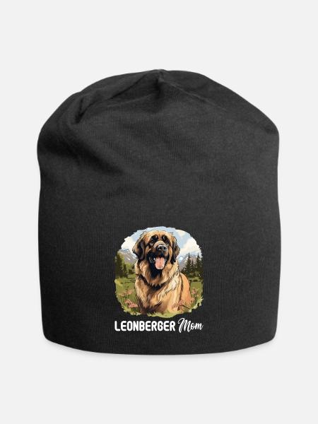 Leonberg - Bonnet en jersey - noir