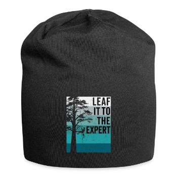 Baumpfleger Baumchirurg Holzarbeiter Lustiger Holzfäller - Jersey-Beanie - Schwarz - Vorne