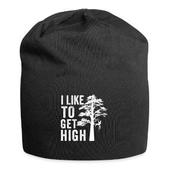 Baumpfleger Baumchirurg Holzarbeiter Lustiger Holzfäller - Jersey-Beanie - Schwarz - Vorne