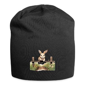 Kaninhop training and fun for bunnies Kaninhop - Jersey Beanie - black - Front