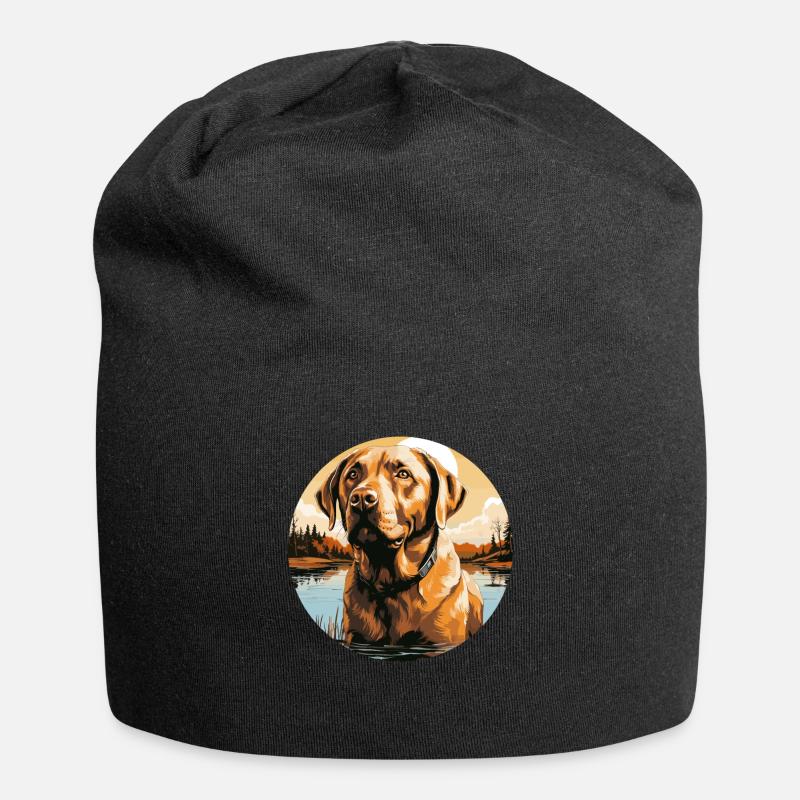 Labrador - Jersey Beanie - black