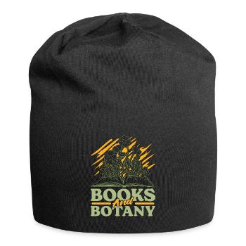 Books And Botany Botanical Garden Loves Planting - Jersey Beanie - black - Front