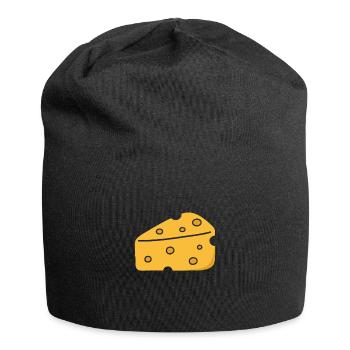 Cheese Cheesecake Food Gift - Jersey Beanie - black - Front