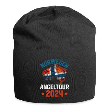 Angeltour Norwegen 2024 - Jersey-Beanie - Schwarz - Vorne