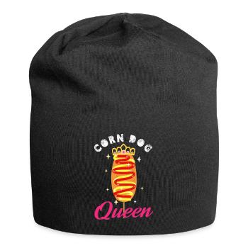 Corn dog queen - Jersey Beanie - black - Front