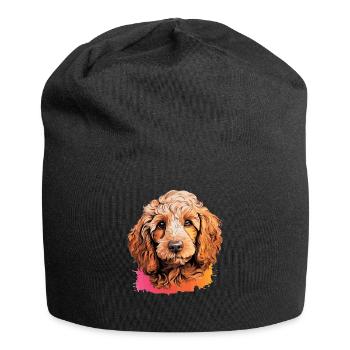 Poodle - Jersey Beanie - black - Front