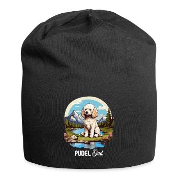 Poodle - Jersey Beanie - black - Front